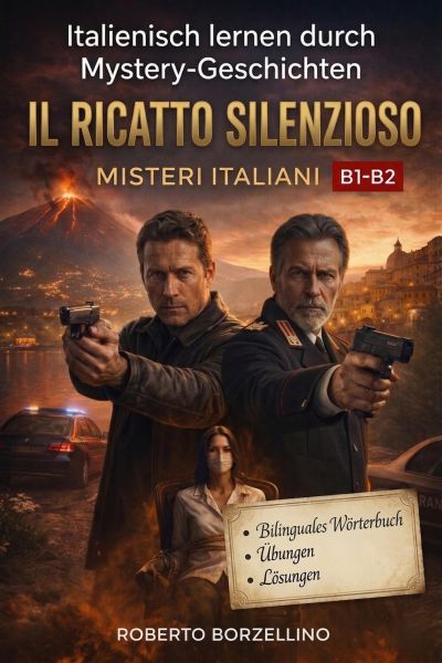Italienisch lernen mit einem Mystery-Thriller. Il Ricatto Silenzioso