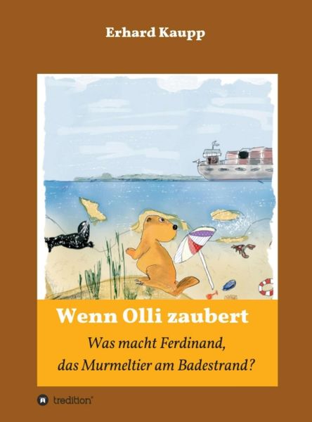 Was macht denn Ferdinand, das Murmeltier am Badestrand?