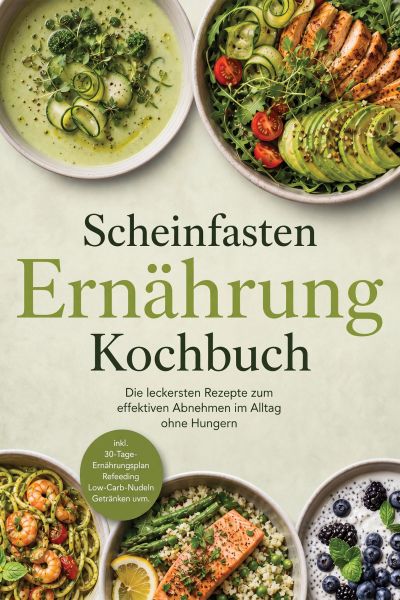 Scheinfasten Ernährung Kochbuch: Die leckersten Rezepte zum effektiven Abnehmen im Alltag ohne Hunge