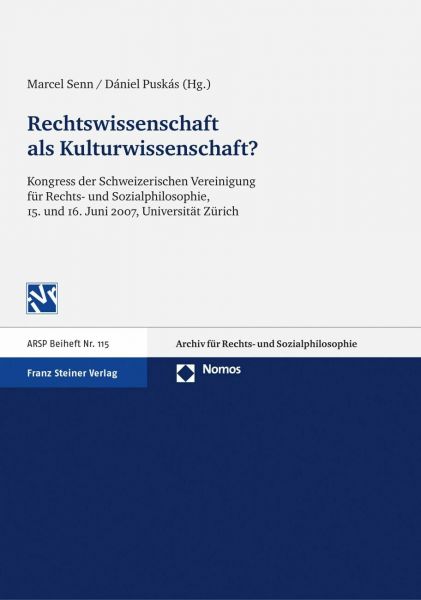 Rechtswissenschaft als Kulturwissenschaft