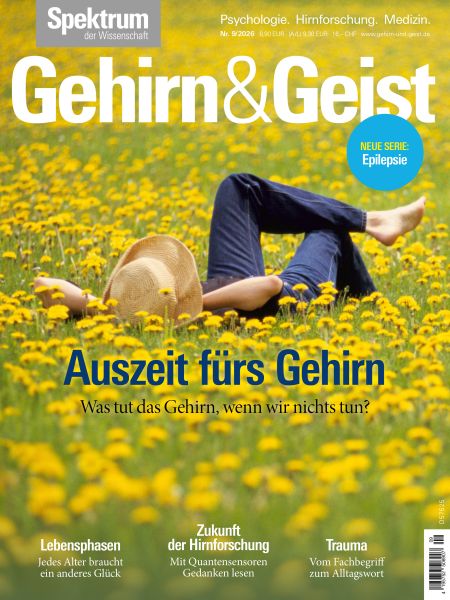 Gehirn&Geist 9/2026 Auszeit fürs Gehirn