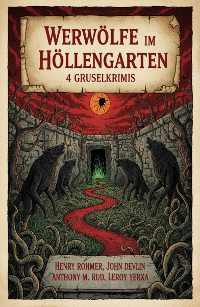 Werwölfe im Höllengarten: 4 Gruselkrimis