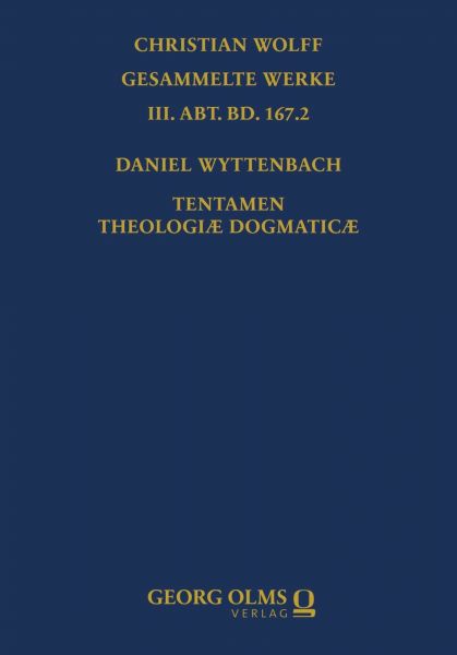 Daniel Wyttenbach: Tentamen Theologiæ Dogmaticæ