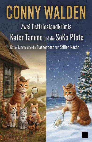 Zwei Ostfrieslandkrimis: Kater Tammo und die SoKo Pfote / Kater Tammo und die Flaschenpost zur Still