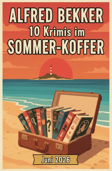 10 Krimis im Sommer-Koffer Juni 2026