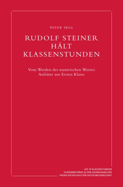 Rudolf Steiner hält Klassenstunden