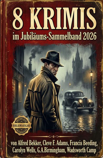 8 Krimis im Jubiläums-Sammelband 2026