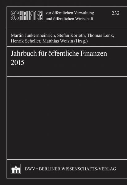 Jahrbuch für öffentliche Finanzen 2015