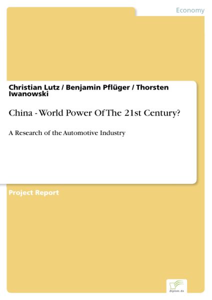 China - World Power Of The 21st Century?
