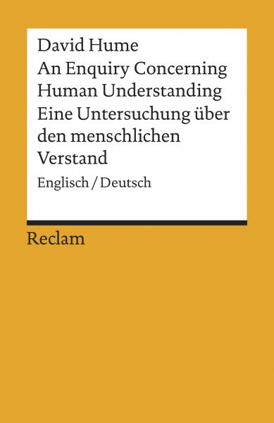 An Enquiry Concerning Human Understanding / Eine Untersuchung über den menschlichen Verstand. Englis