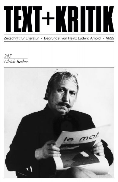 TEXT + KRITIK 247 - Ulrich Becher