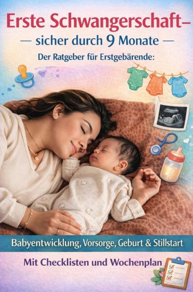 ERSTE SCHWANGERSCHAFT – SICHER DURCH 9 MONATE DER RATGEBER FÜR ERSTGEBÄRENDE Babyentwicklung, Vorsor