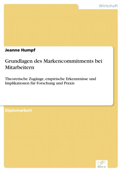 Grundlagen des Markencommitments bei Mitarbeitern