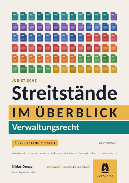 Streitstände Verwaltungsrecht im Überblick